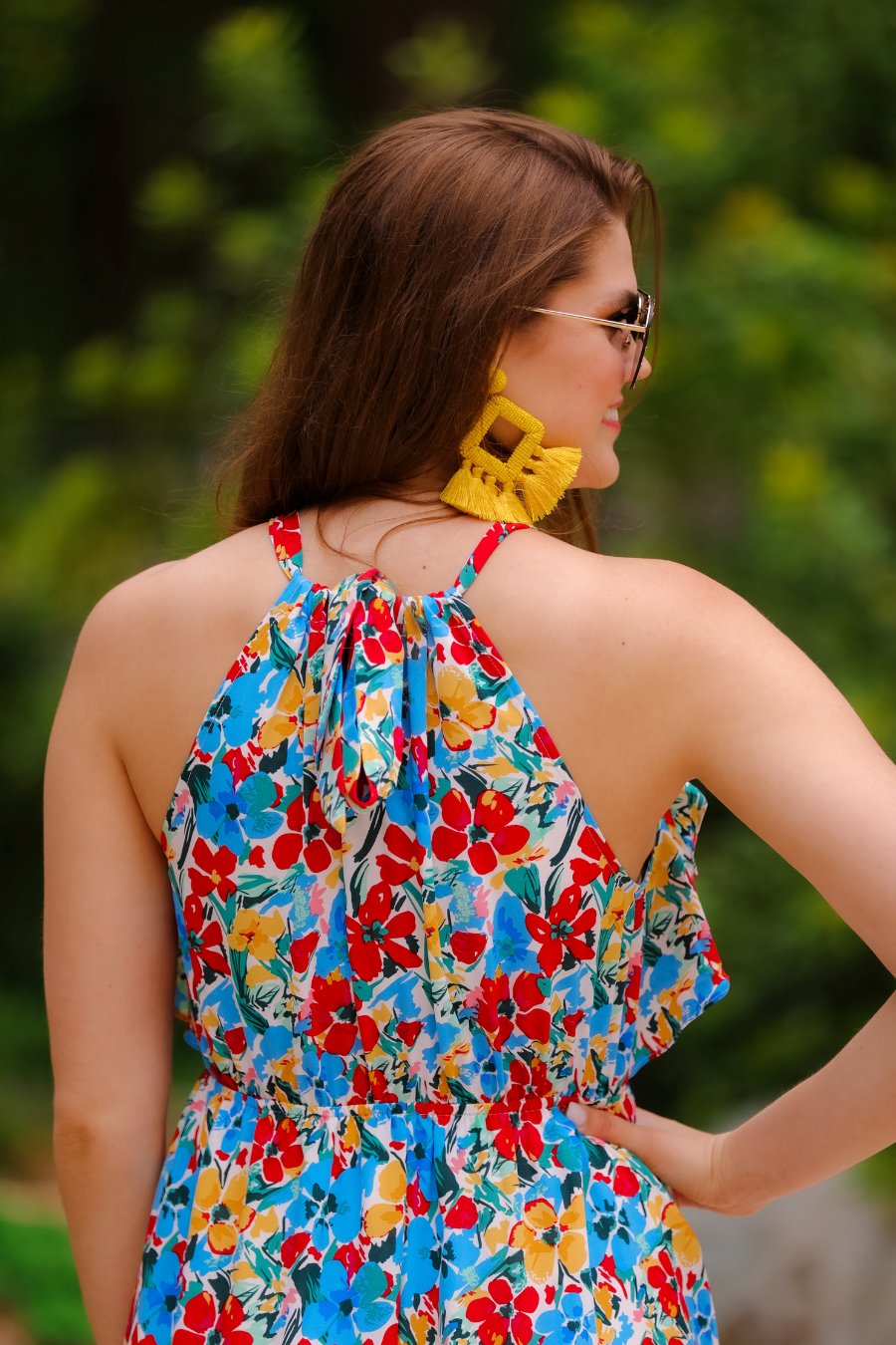 Floral Moment Ruffle Dress