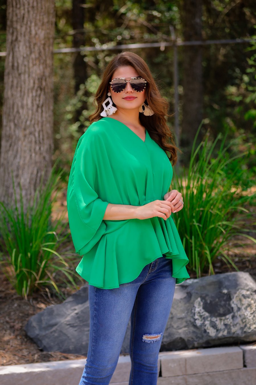 Gia Pleated Top
