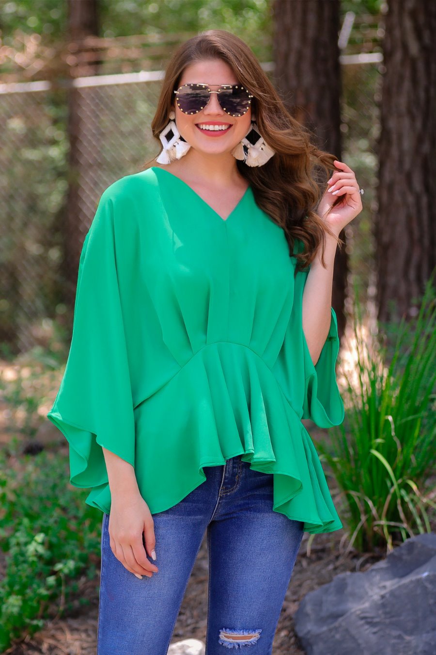 Gia Pleated Top