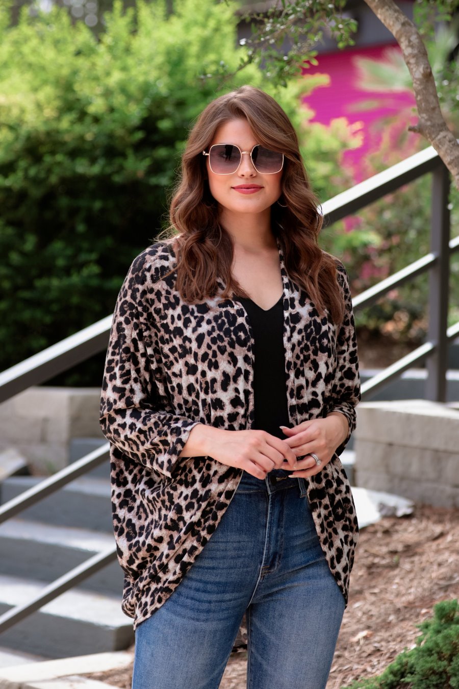 Sierra Cocoon Leopard Cardigan