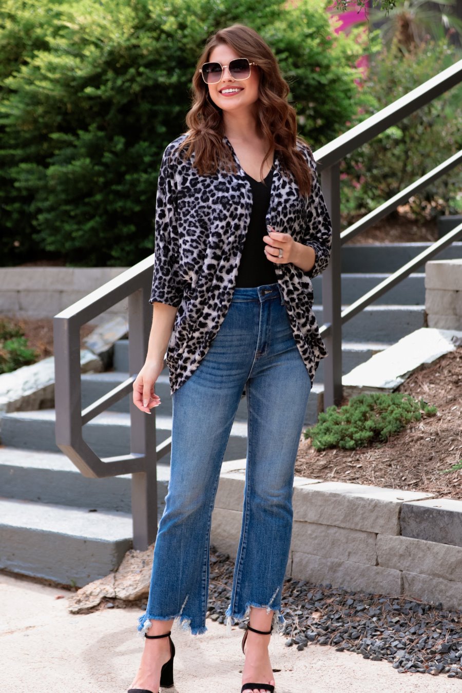 Sierra Cocoon Leopard Cardigan