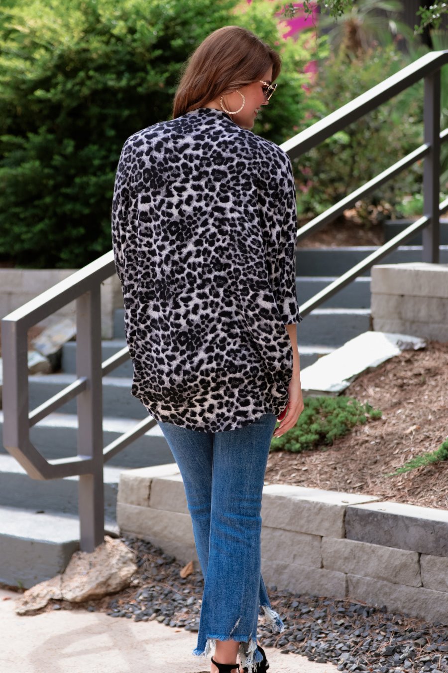 Sierra Cocoon Leopard Cardigan