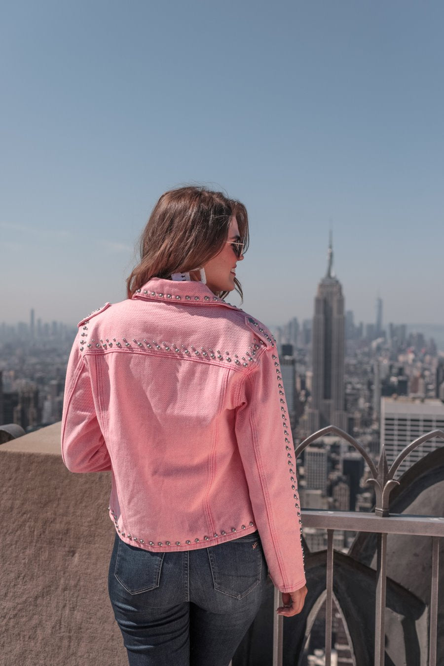 Cruz Studded Denim Jacket