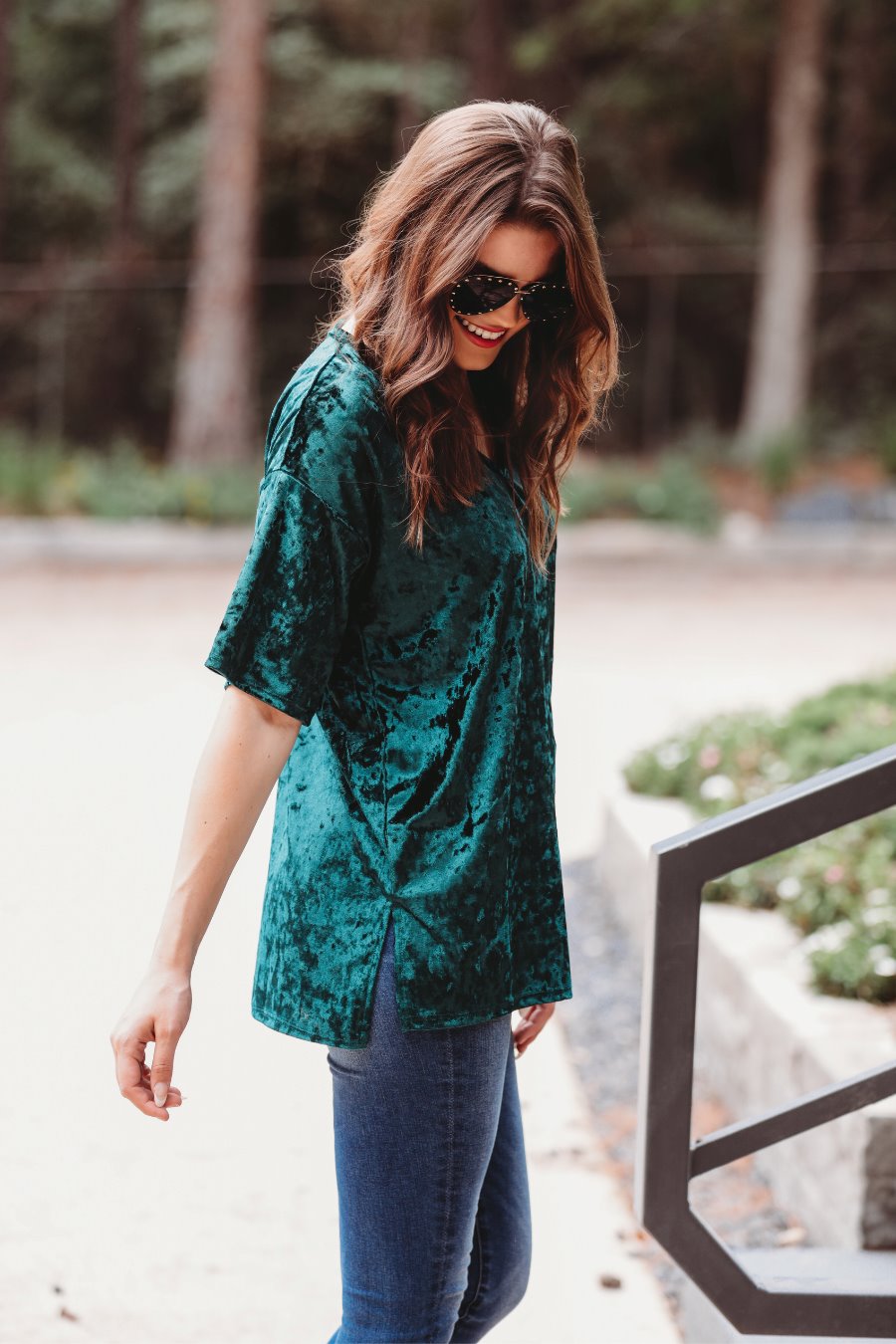 Festive Flair Velvet Top