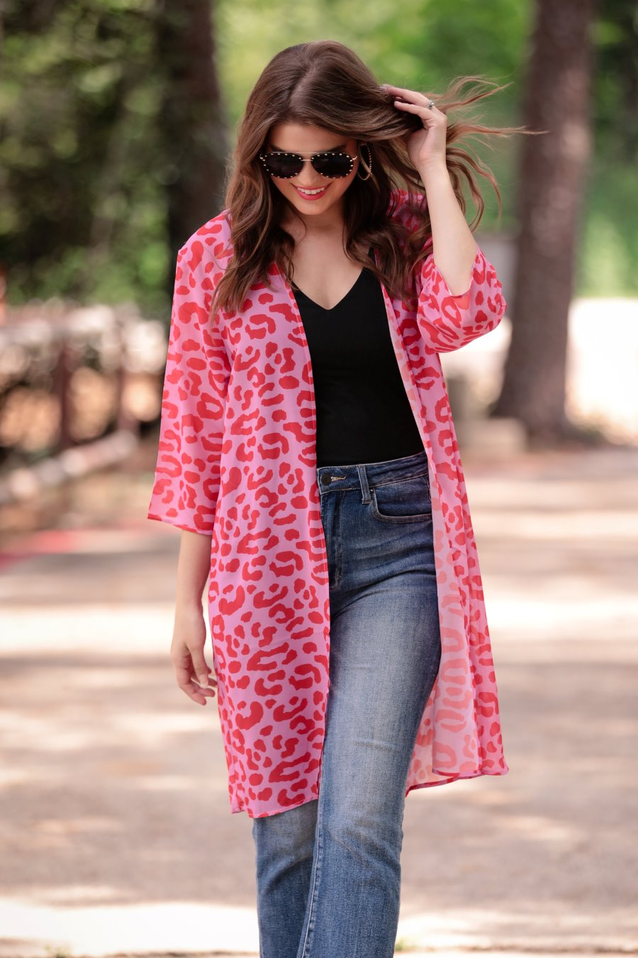 Feeling Sassy Leopard Kimono