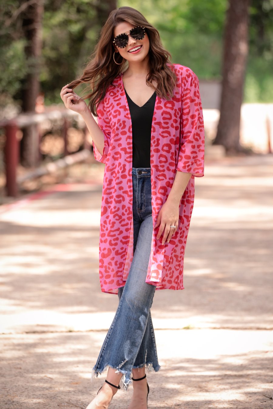 Feeling Sassy Leopard Kimono