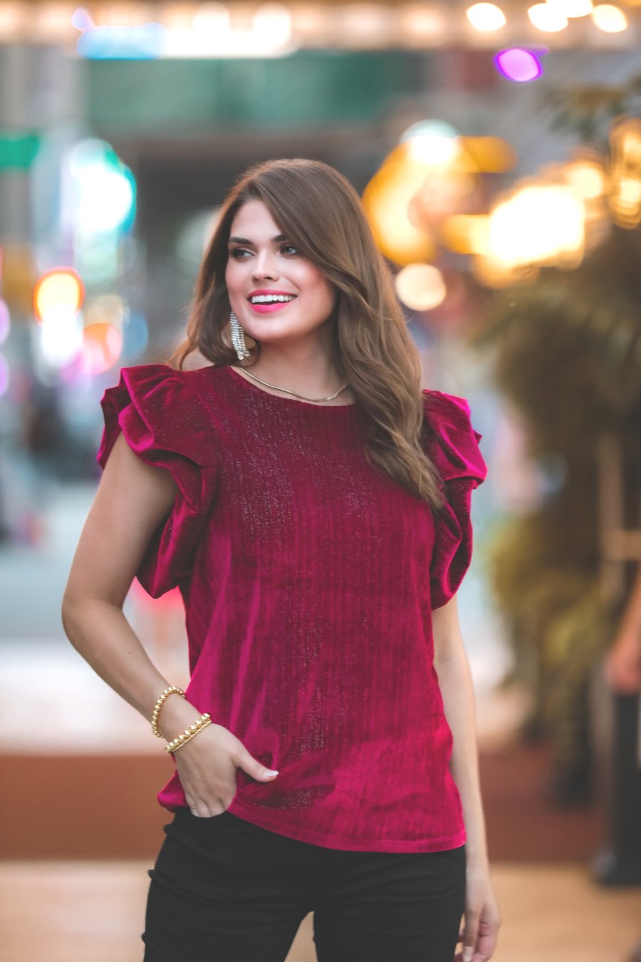 Classically Chic Velvet Top