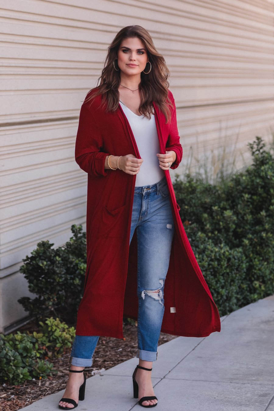 Spiced Up Long Pocket Cardigan