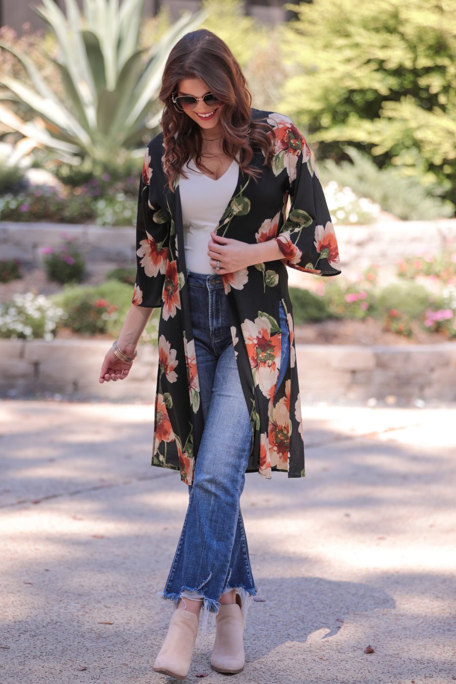 Addison Floral Kimono