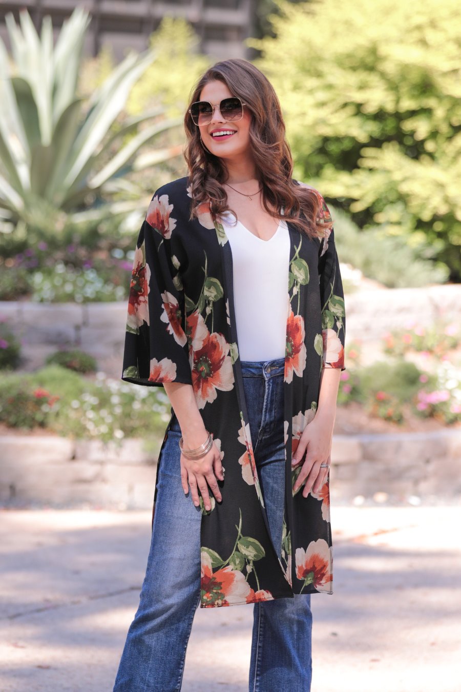 Addison Floral Kimono