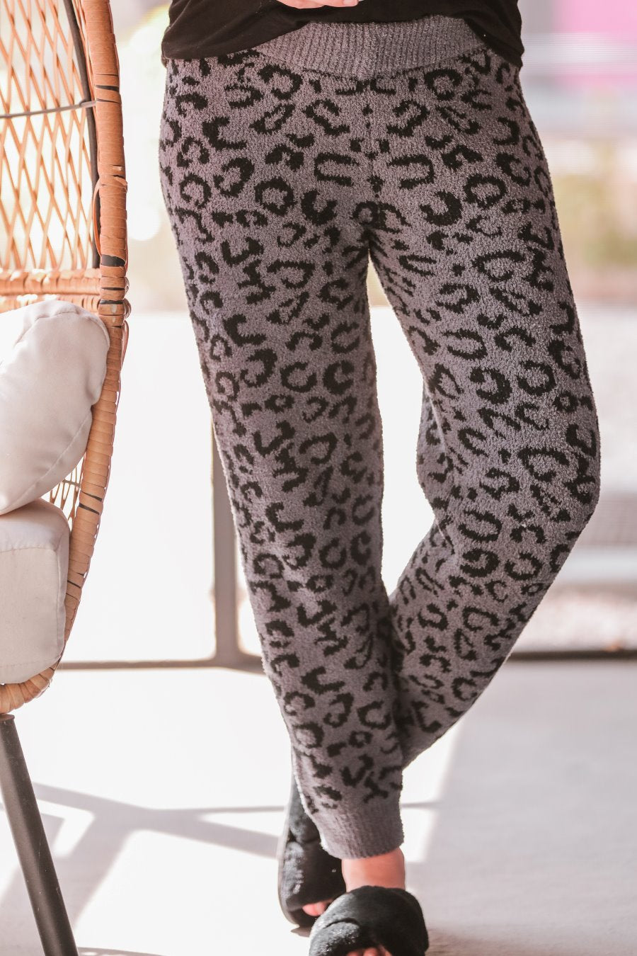 On The Lookout Leopard Joggers
