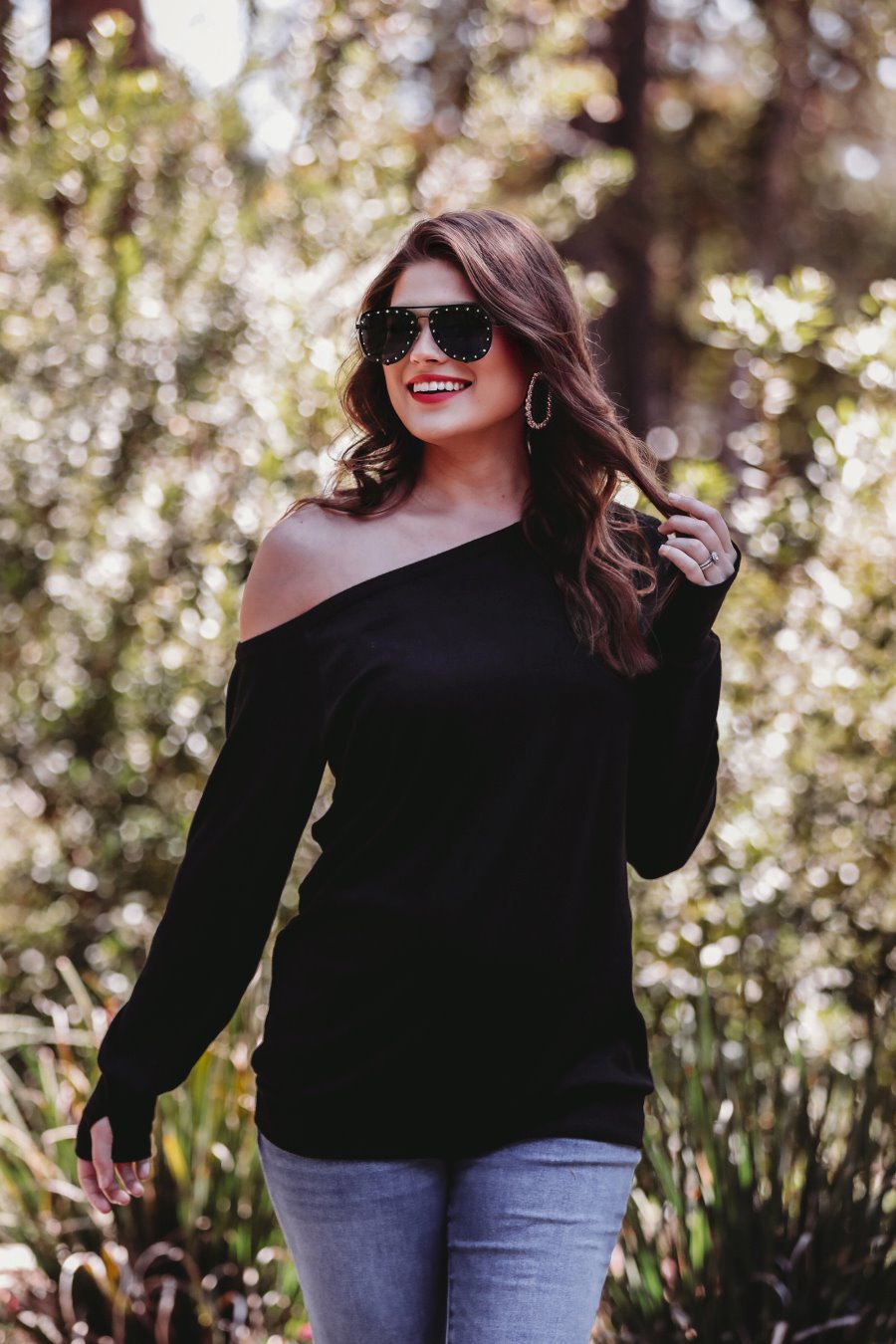 Never Basic Cold Shoulder Top
