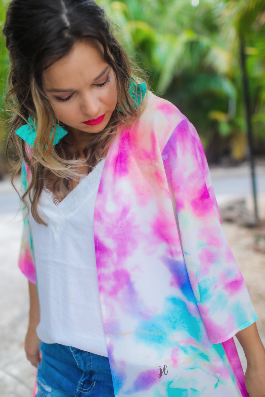 Dreamy State Tie Dye Kimono