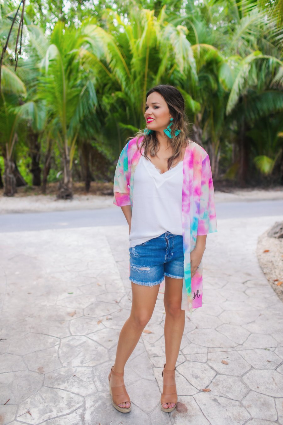 Dreamy State Tie Dye Kimono