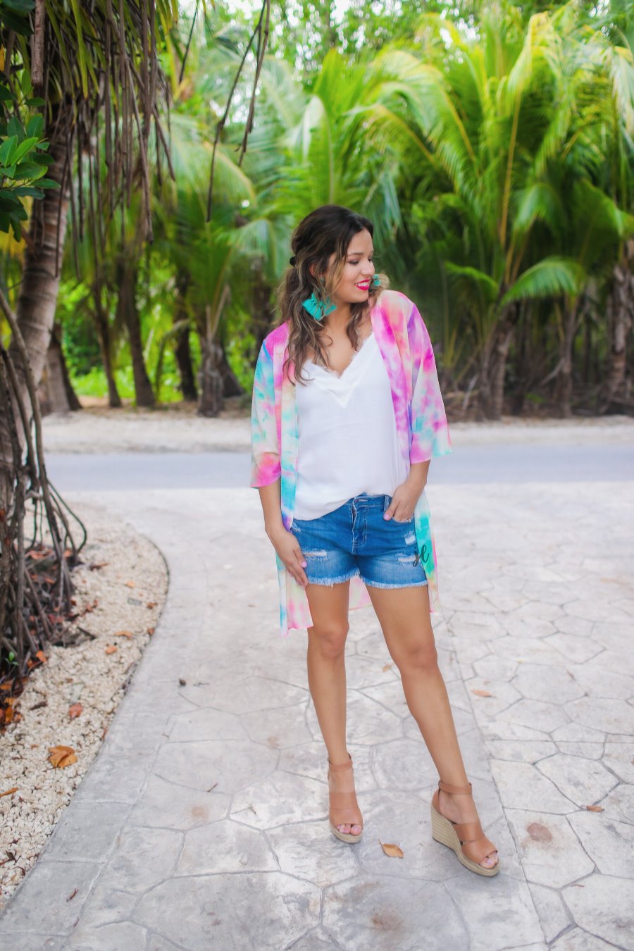 Dreamy State Tie Dye Kimono