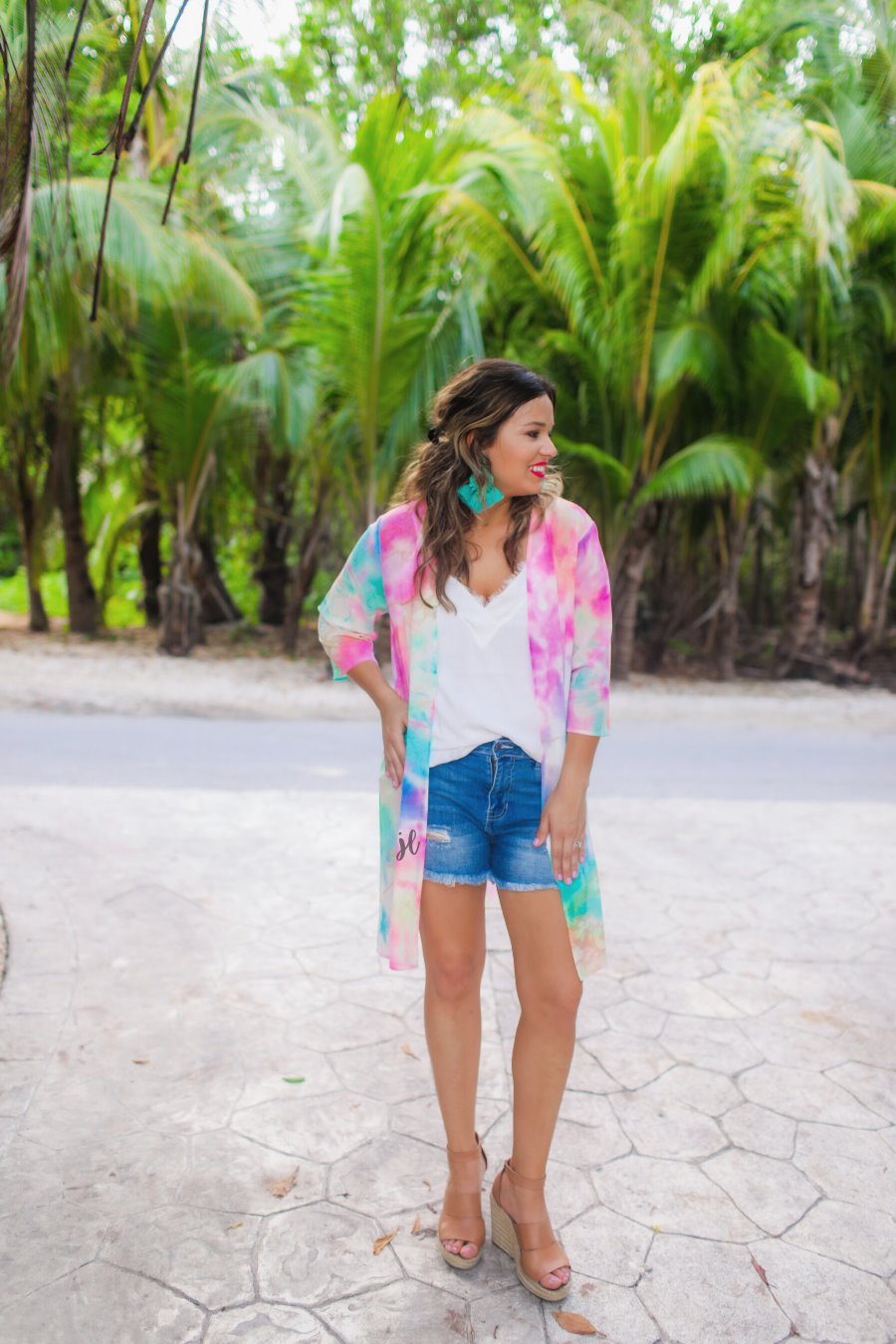 Dreamy State Tie Dye Kimono