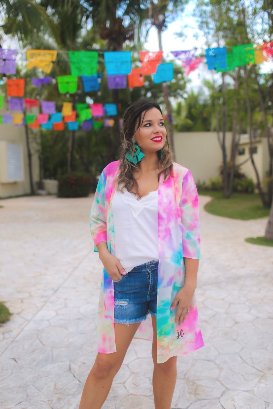 Dreamy State Tie Dye Kimono