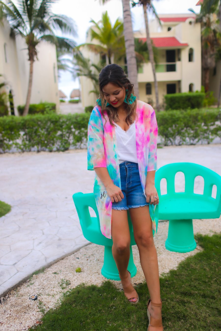 Dreamy State Tie Dye Kimono