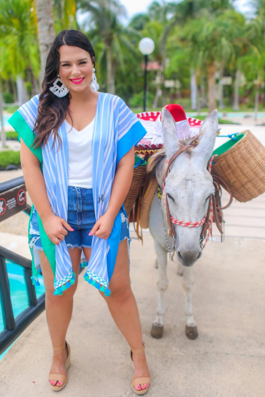 Kendall Pom Pom Kimono