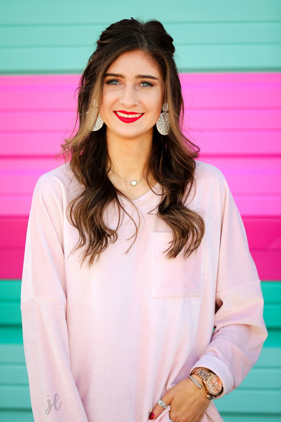 Blushing Over You Velvet Top