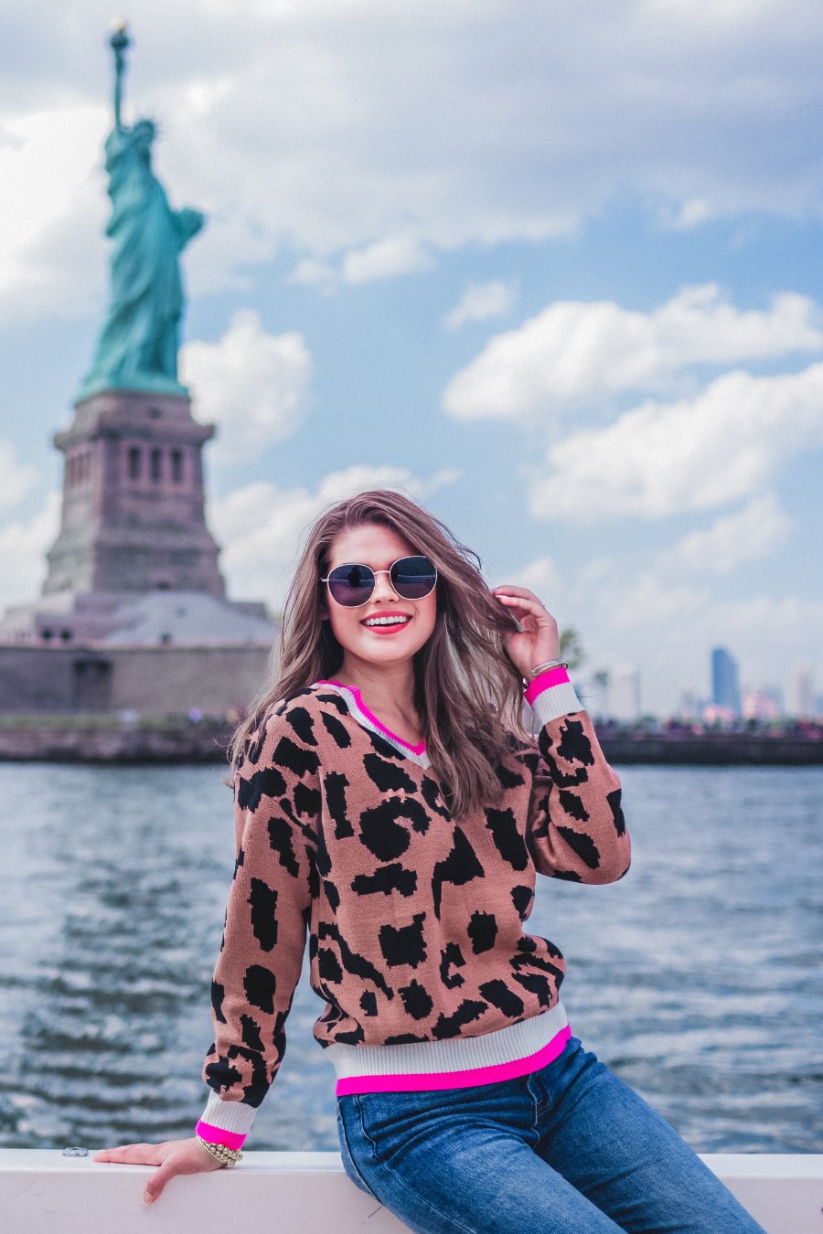 Rory Leopard Sweater - Jess Lea Wholesale