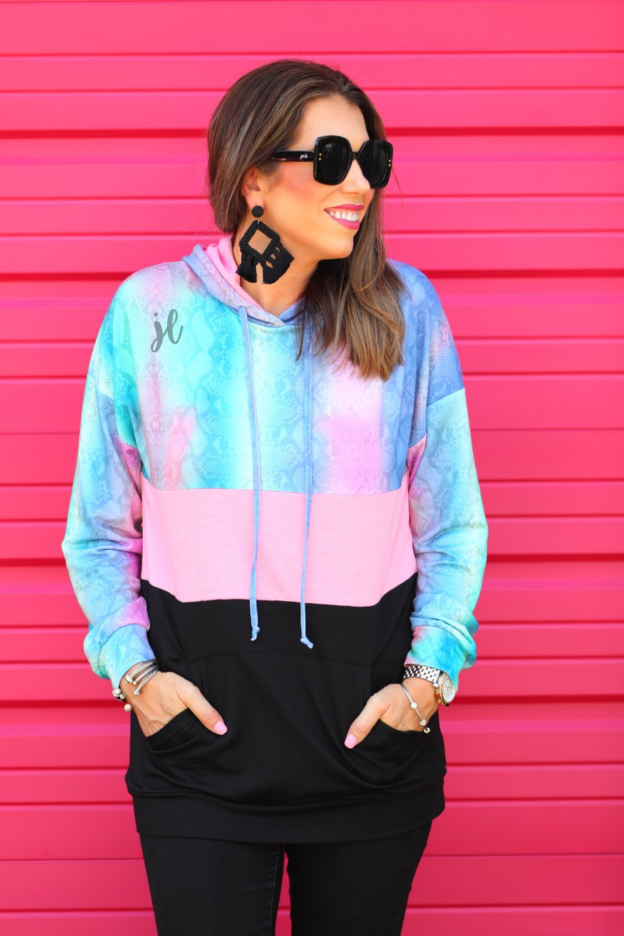 Ariel Colorful Snake Hoodie