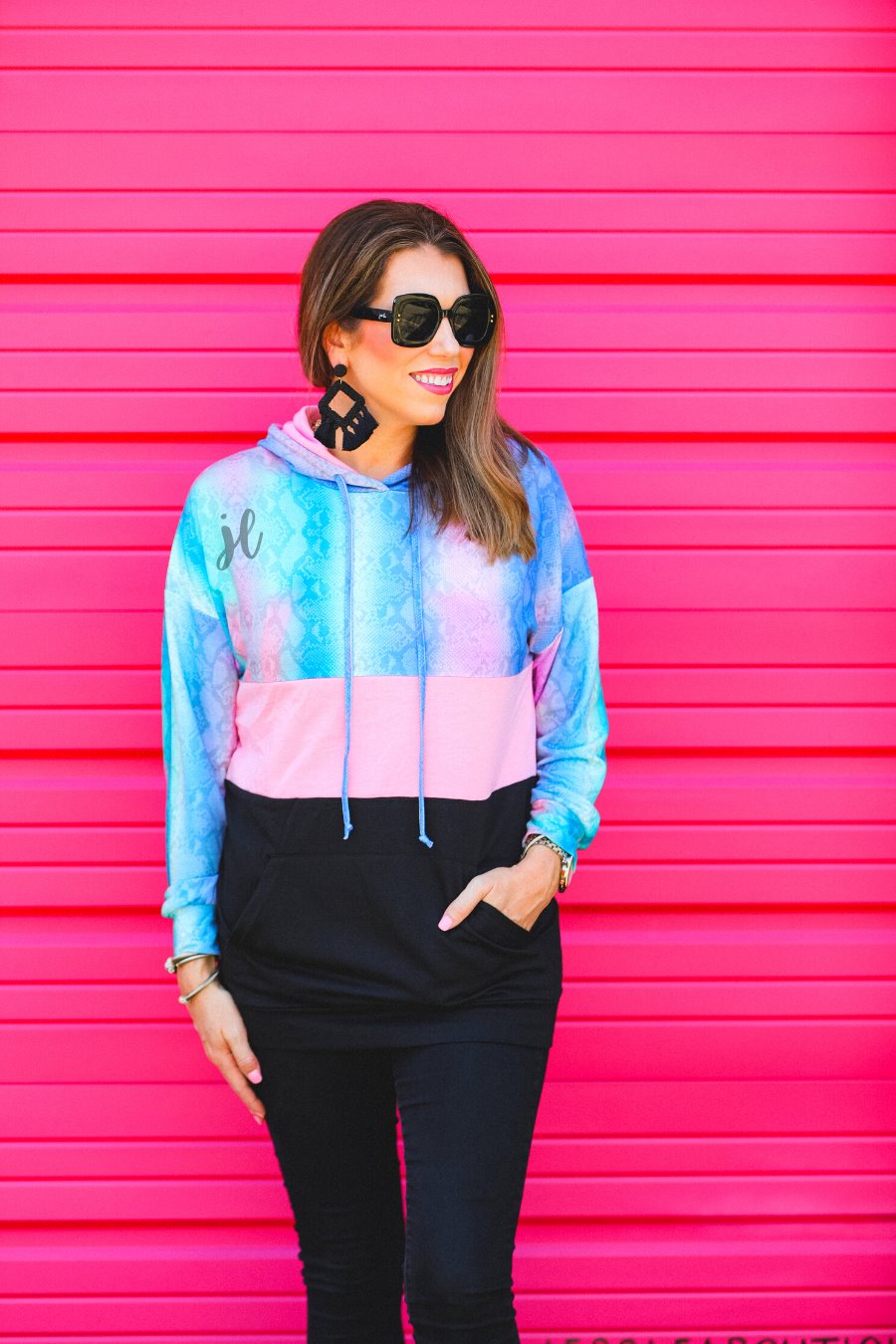 Ariel Colorful Snake Hoodie