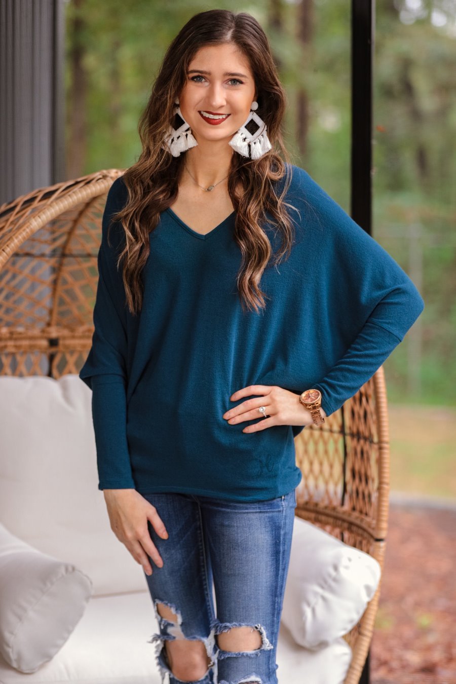 Melanie Dolman Sleeve Top