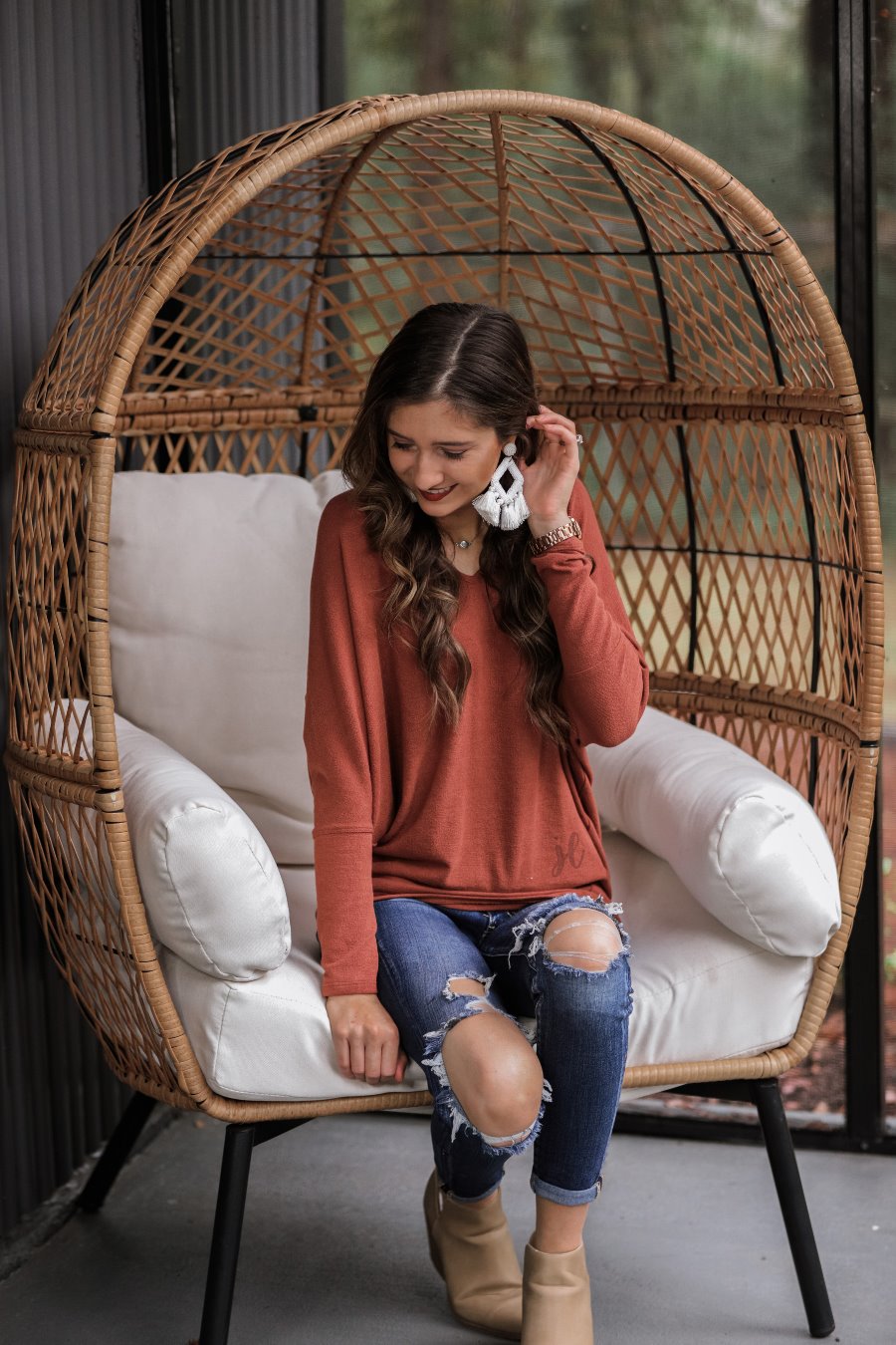 Melanie Dolman Sleeve Top