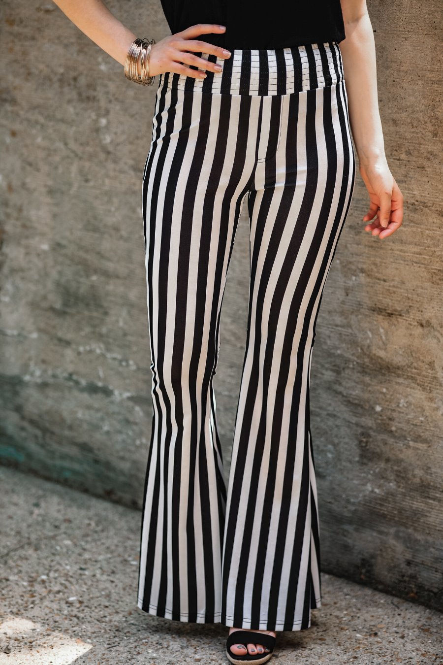 Stay Rowdy Striped Pants - Jess Lea Wholesale
