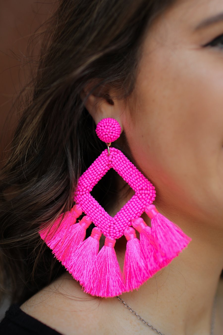Ellie Fringe Drop Earrings - Jess Lea Wholesale