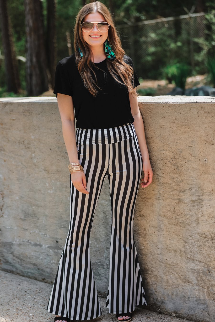 Stay Rowdy Striped Pants - Jess Lea Wholesale