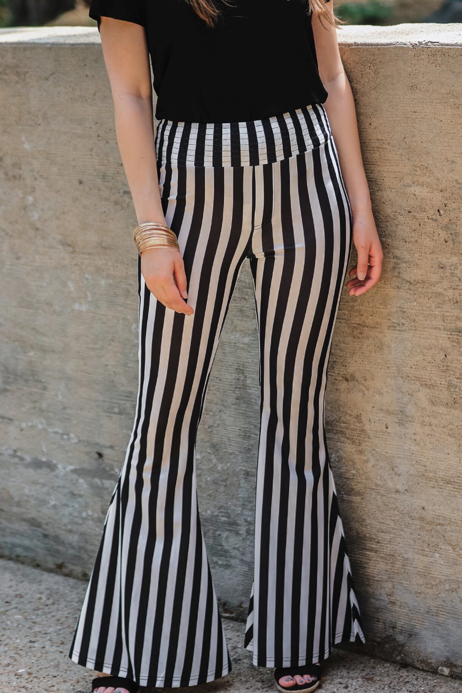 Stay Rowdy Striped Pants - Jess Lea Wholesale