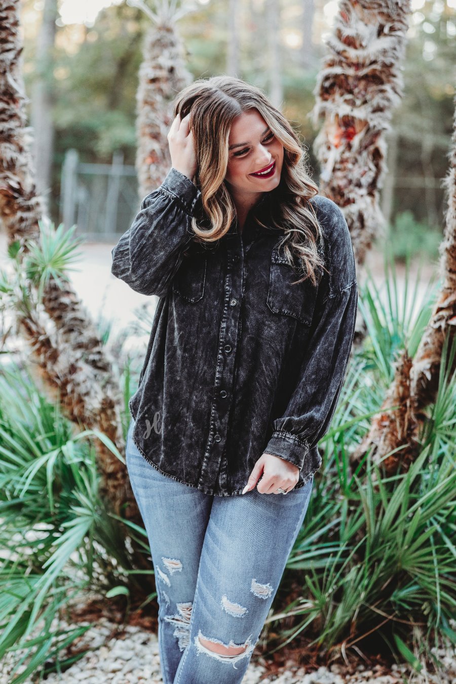 Dean Button Up Top