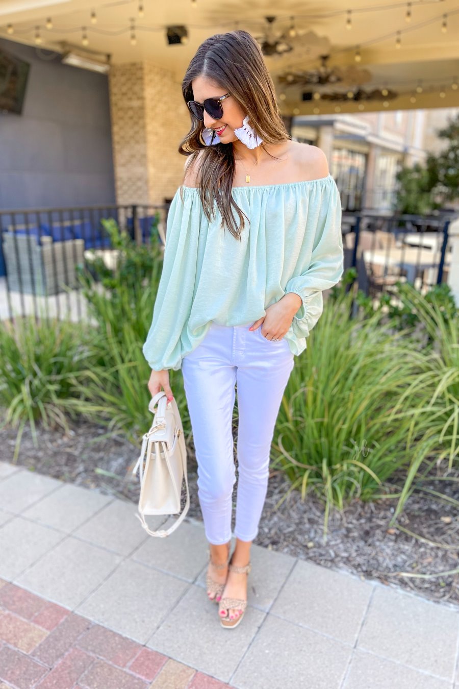 Chasing Fame Satin Off the Shoulder Top - Jess Lea Wholesale