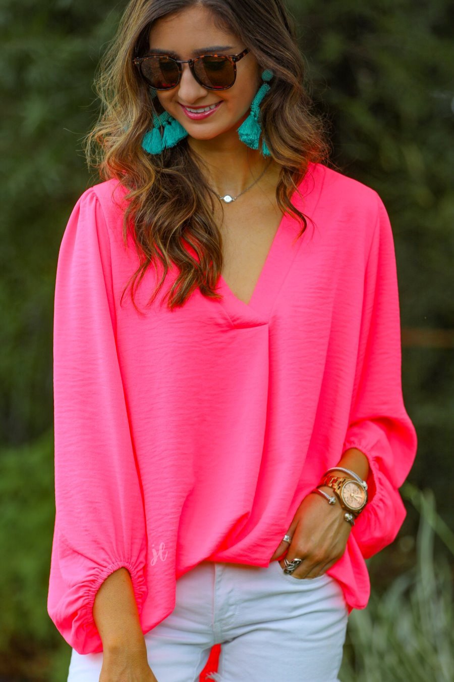 Jamie Balloon Sleeve Top - Jess Lea Wholesale