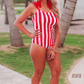 Adult Set Sail Striped Swimsuit - Jess Lea Wholesale