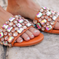 Summer Rhinestone Sandals - Jess Lea Wholesale