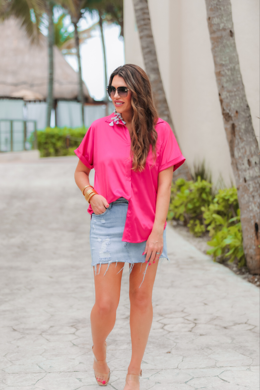 Danica Button Up Top