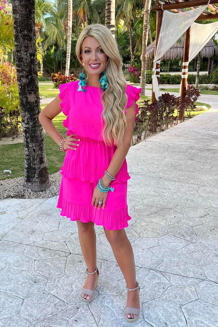 Game Day Ruffle Dress - Jess Lea Wholesale