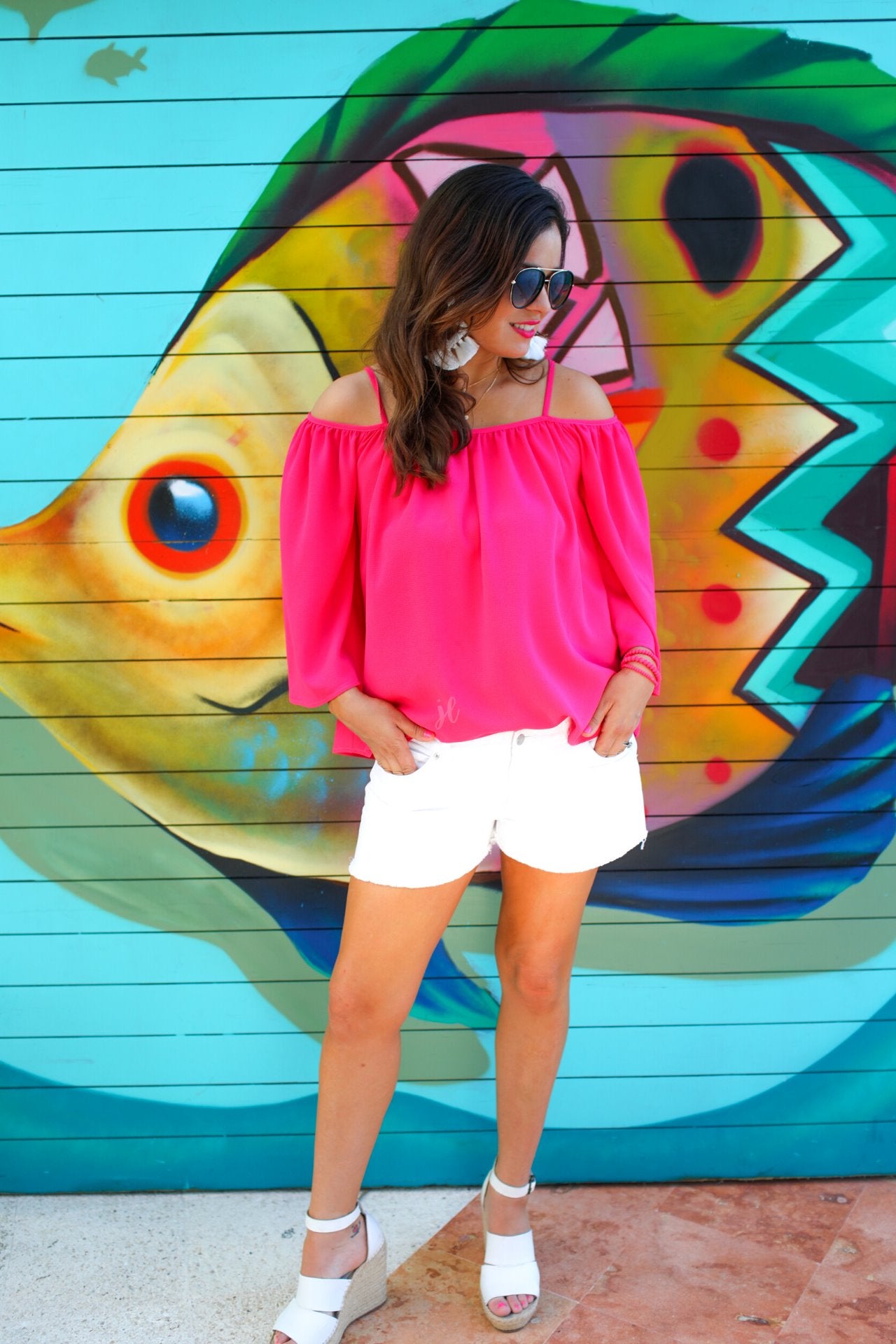 Charlotte Cold Shoulder Top