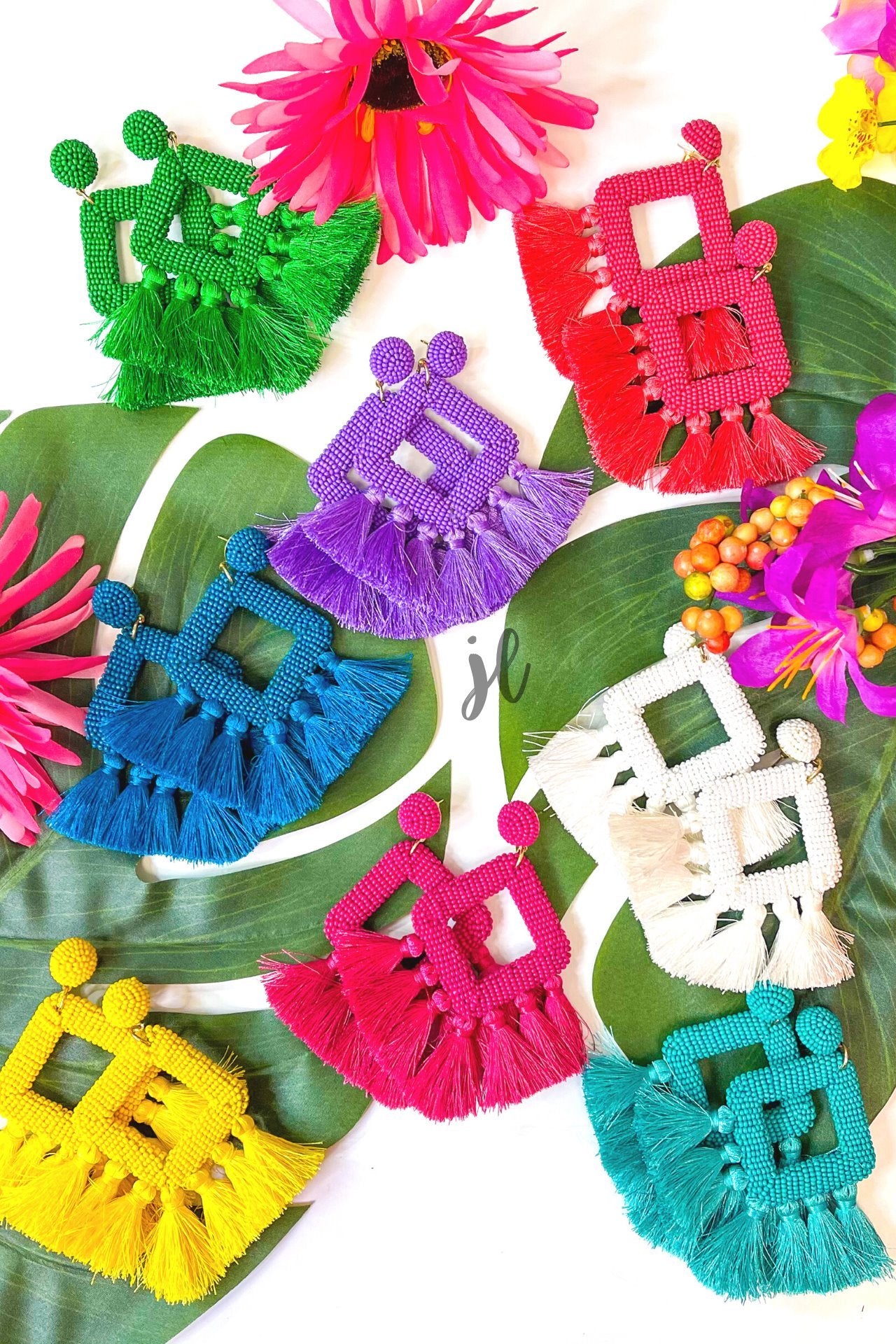 Ellie Fringe Drop Earrings - Jess Lea Wholesale