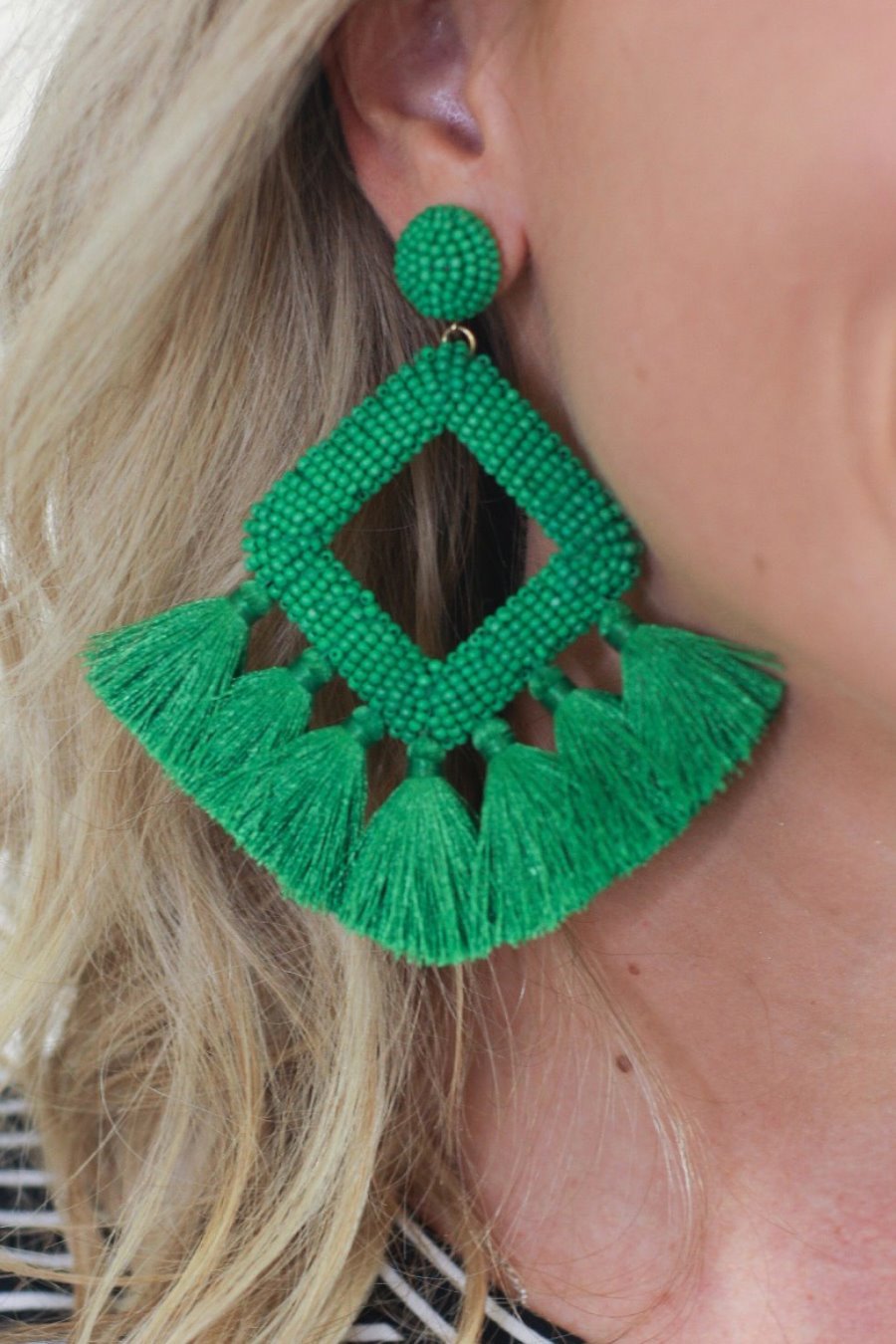 Ellie Fringe Drop Earrings - Jess Lea Wholesale
