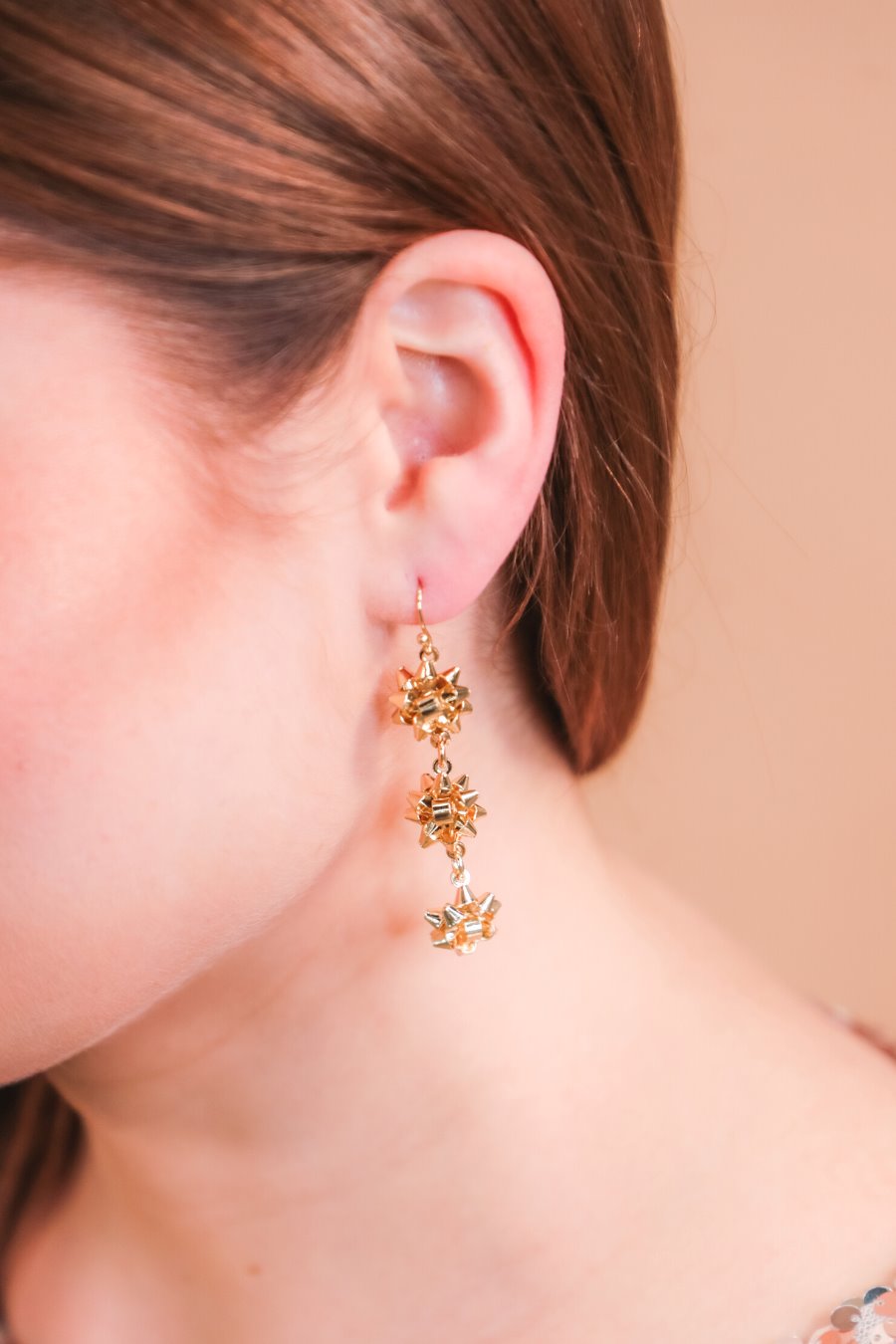 Ava Bow Drop Earrings