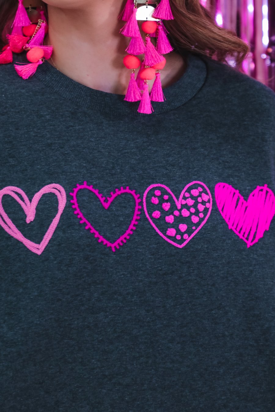 Sweetheart Patch Sweatshirt