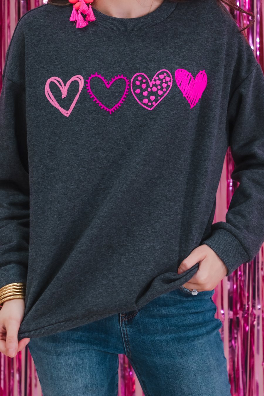 Sweetheart Patch Sweatshirt