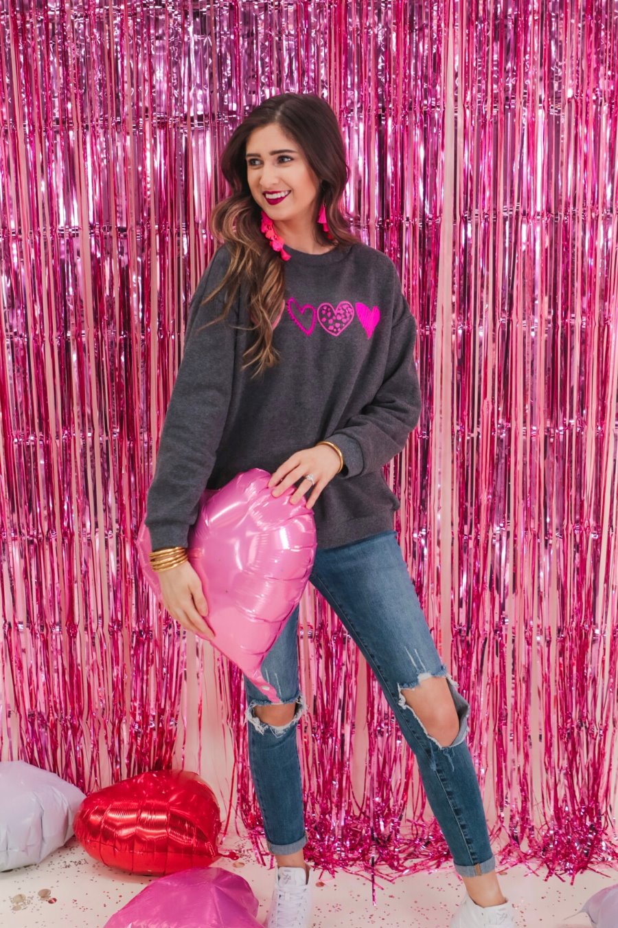 Sweetheart Patch Sweatshirt