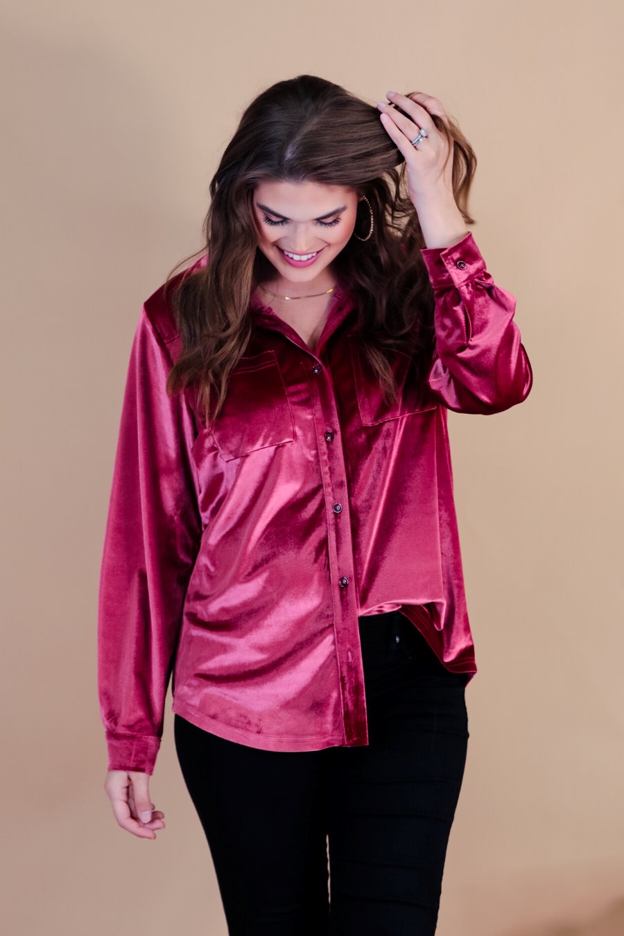 Break The Rules Velvet Top - Jess Lea Wholesale