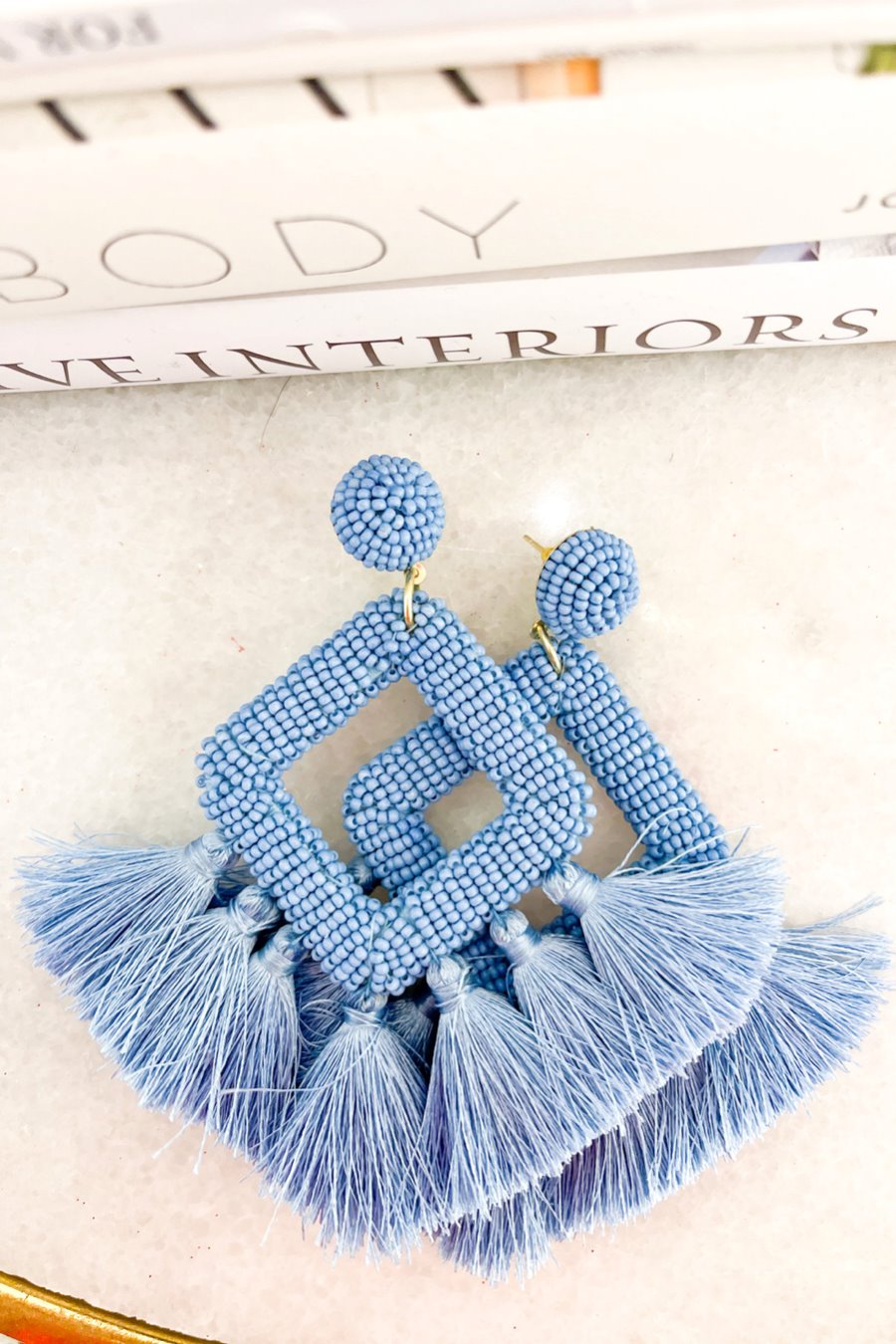 Ellie Fringe Drop Earrings - Jess Lea Wholesale