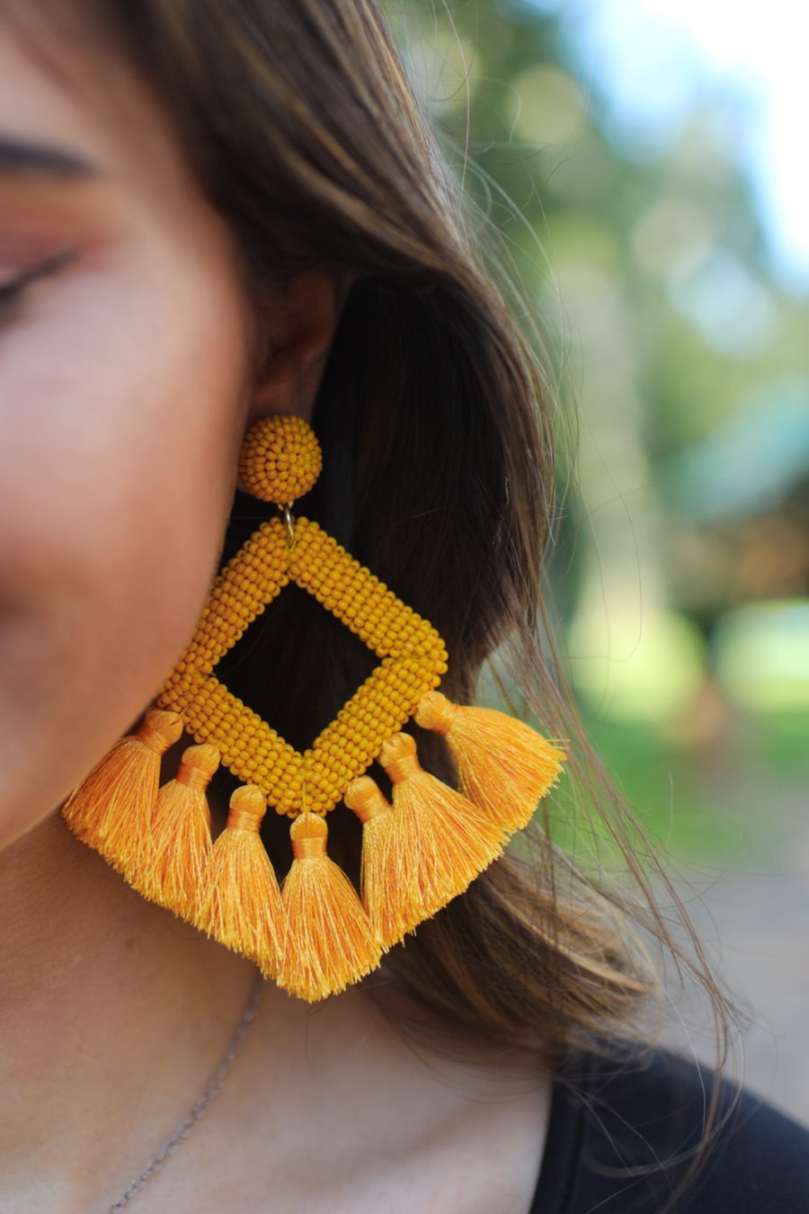 Ellie Fringe Drop Earrings - Jess Lea Wholesale